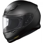 shoei rf-1200 motorcycle helmet mat black side.