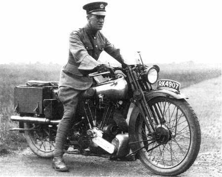 T.E. Lawrence Motorcycle Enthusiast.